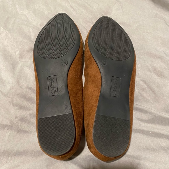 Women’s Jaclyn Smith Flats; Size 8; Brown & Gold - Picture 3 of 5